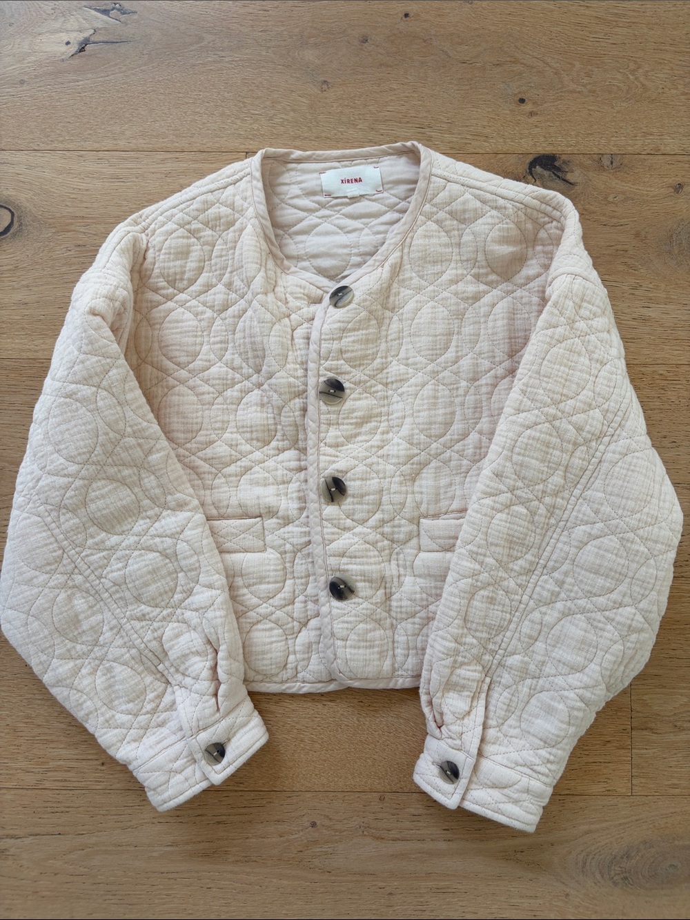 XiRENA Cotton Quilted Cropped Jacket